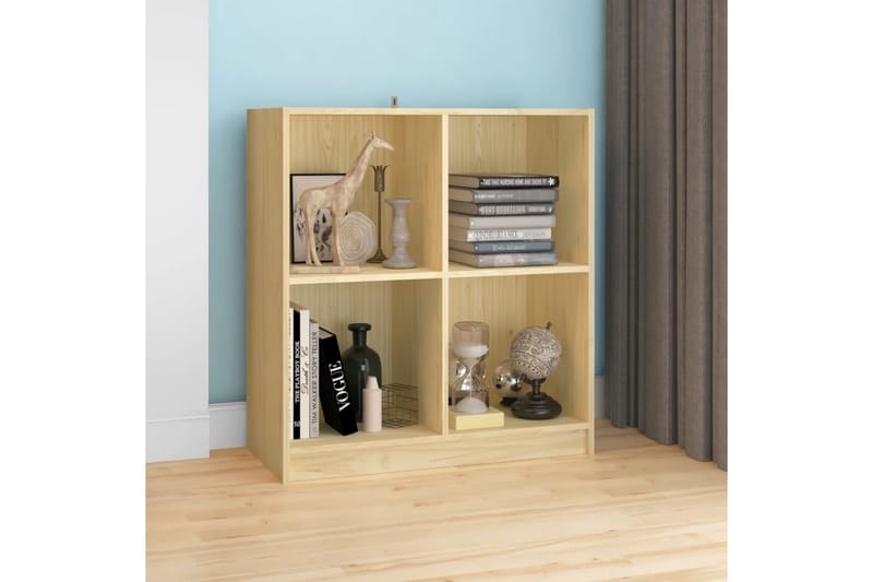 skænk 70x33x76 cm massivt fyrretræ - Brun - Opbevaring - Opbevaringsmøbler - Skænke & sideboards