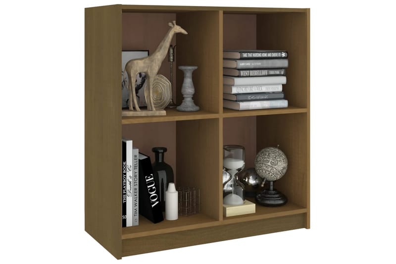 skænk 70x33x76 cm massivt fyrretræ gyldenbrun - Brun - Opbevaring - Opbevaringsmøbler - Skænke & sideboards