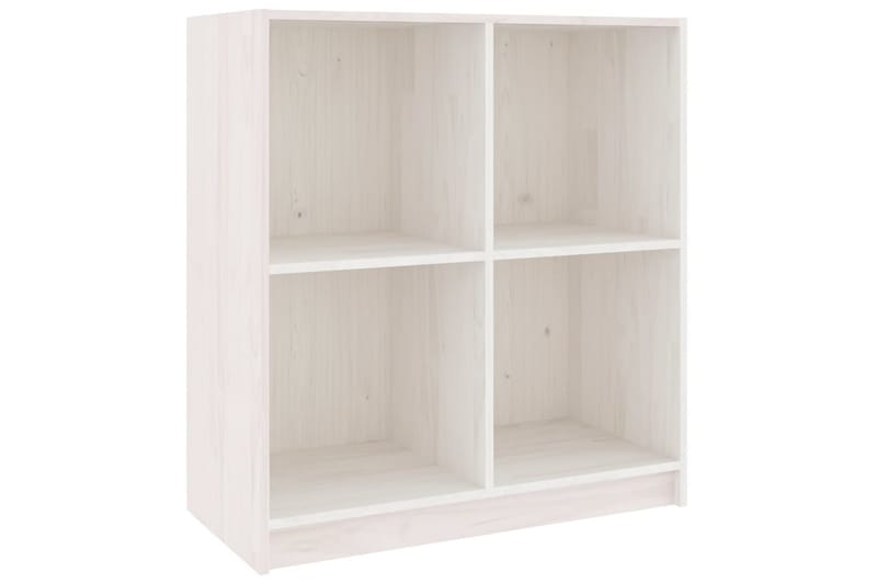 skænk 70x33x76 cm massivt fyrretræ hvid - Hvid - Opbevaring - Opbevaringsmøbler - Skænke & sideboards
