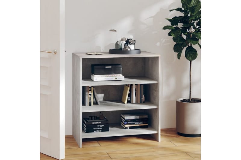 skænk 70x40,5x75 cm spånplade betongrå - Grå - Opbevaring - Opbevaringsmøbler - Skænke & sideboards