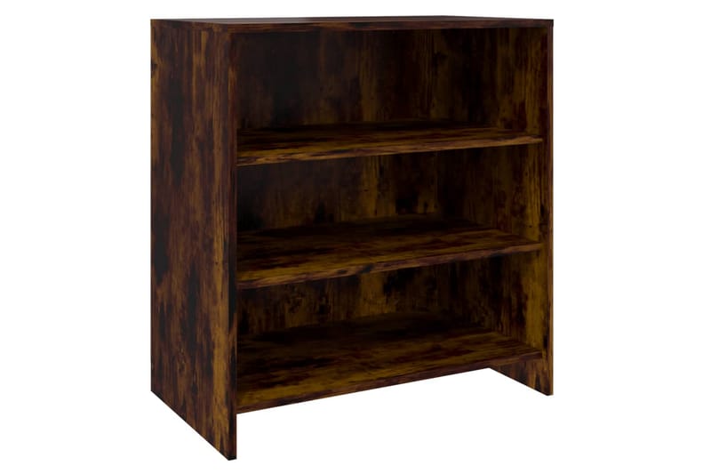 skænk 70x40,5x75 cm spånplade røget egetræsfarve - Brun - Skænke & sideboards