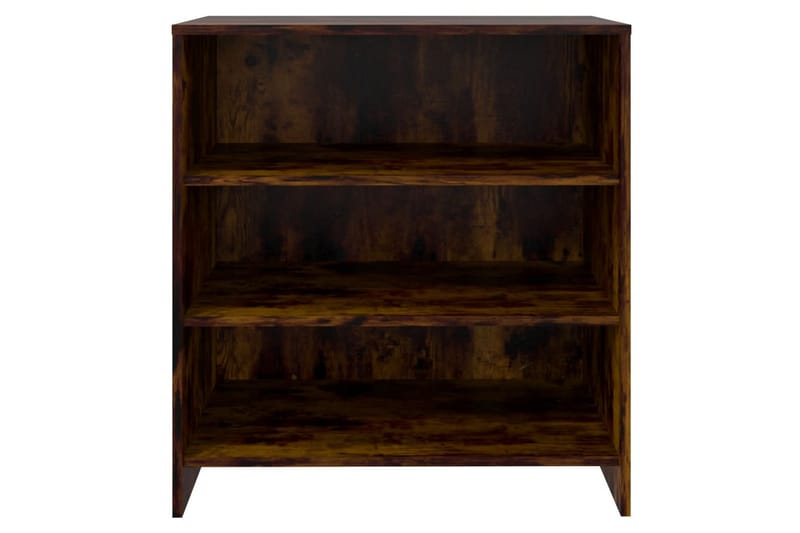 skænk 70x40,5x75 cm spånplade røget egetræsfarve - Brun - Skænke & sideboards