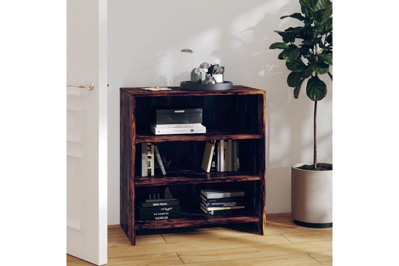 skænk 70x40,5x75 cm spånplade røget egetræsfarve - Brun - Opbevaring - Opbevaringsmøbler - Skænke & sideboards