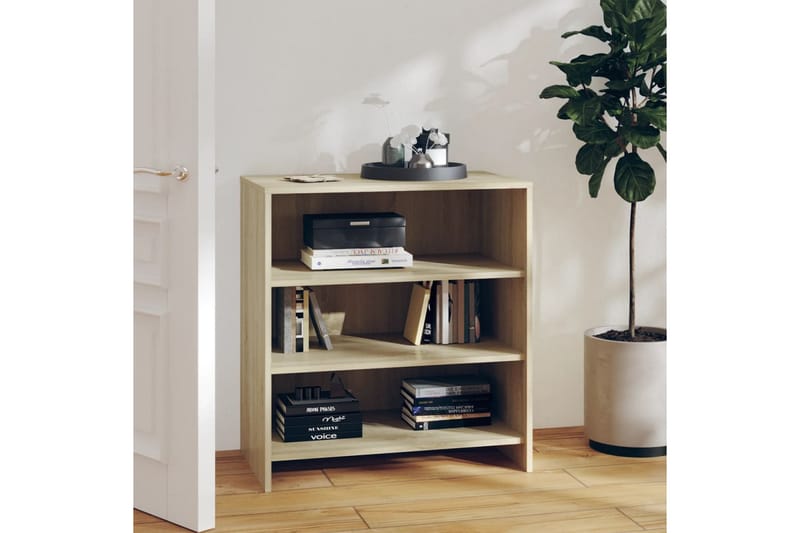 skænk 70x40,5x75 cm spånplade sonoma-eg - Beige - Opbevaring - Opbevaringsmøbler - Skænke & sideboards