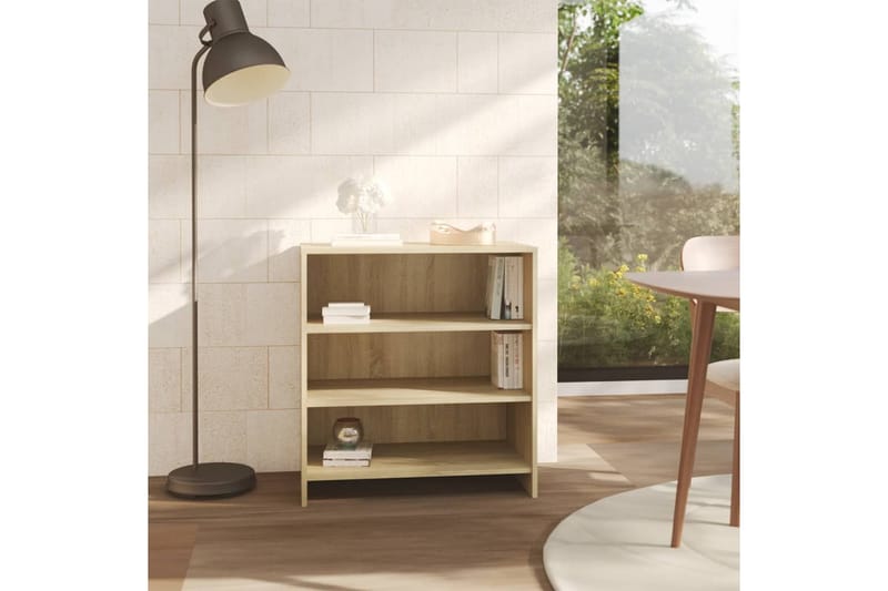 skænk 70x40,5x75 cm spånplade sonoma-eg - Beige - Opbevaring - Opbevaringsmøbler - Skænke & sideboards