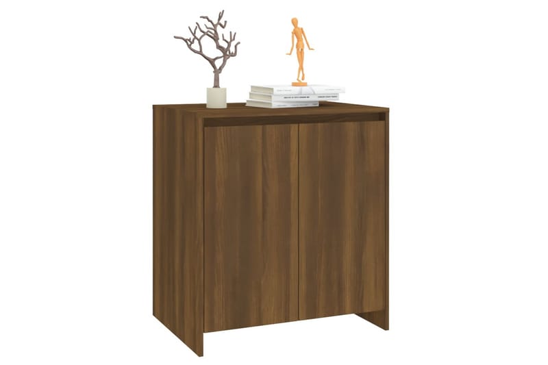 skænk 70x40x73,5 cm spånplade brun egetræsfarve - Brun - Skænke & sideboards