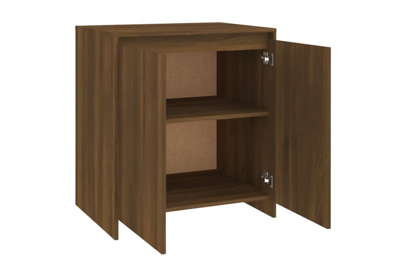 skænk 70x40x73,5 cm spånplade brun egetræsfarve - Brun - Skænke & sideboards