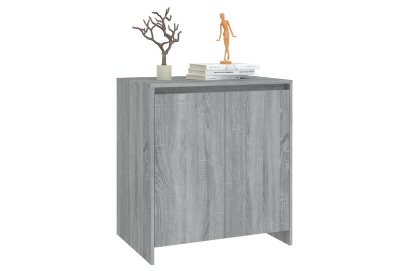 skænk 70x40x73,5 cm spånplade grå sonoma-eg - Grå - Skænke & sideboards