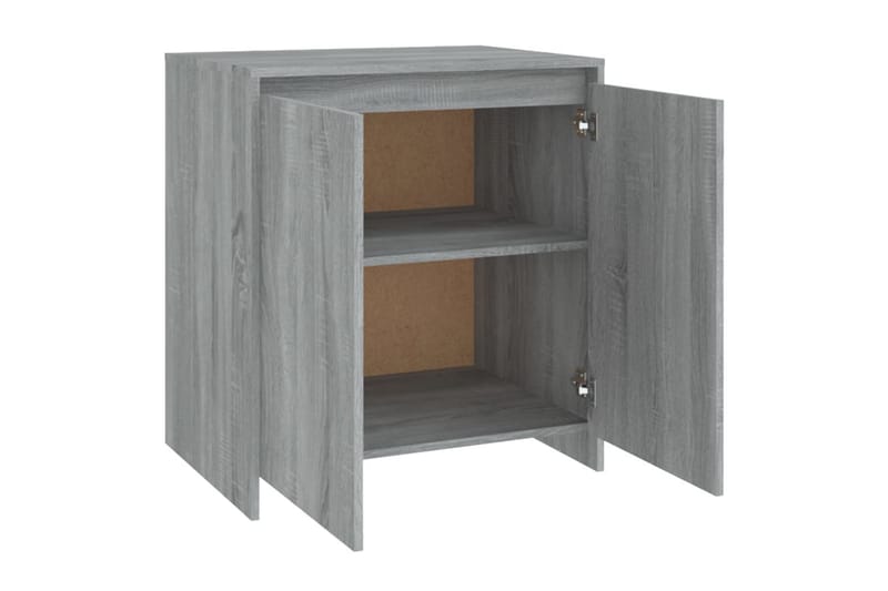 skænk 70x40x73,5 cm spånplade grå sonoma-eg - Grå - Skænke & sideboards