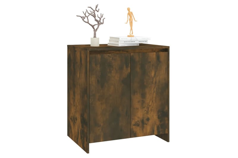 skænk 70x40x73,5 cm spånplade røget eg - Brun - Skænke & sideboards