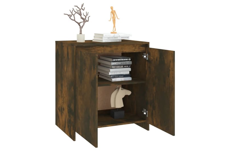 skænk 70x40x73,5 cm spånplade røget eg - Brun - Opbevaring - Opbevaringsmøbler - Skænke & sideboards