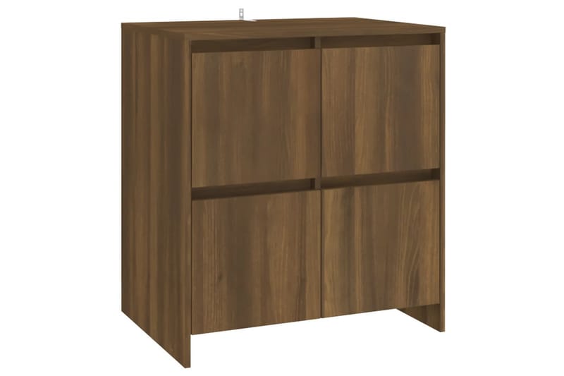 skænk 70x41x75 cm spånplade brun egetræsfarve - Brun - Skænke & sideboards