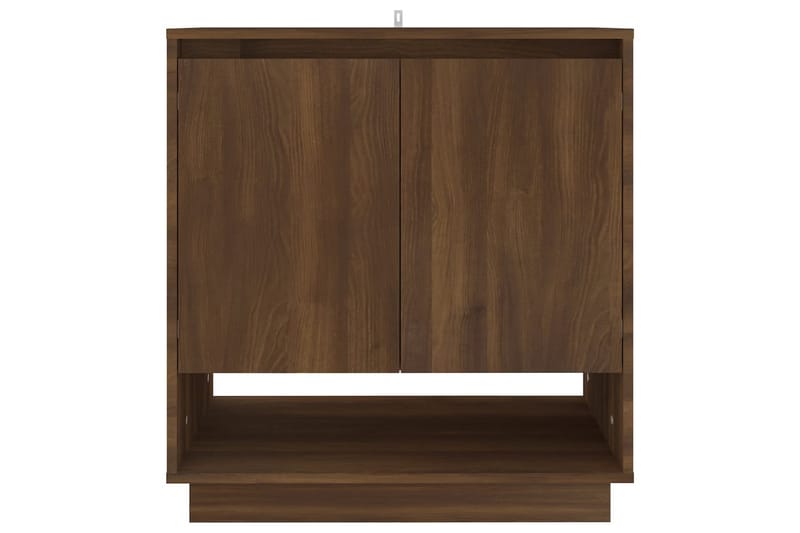 skænk 70x41x75 cm spånplade brun egetræsfarve - Brun - Skænke & sideboards