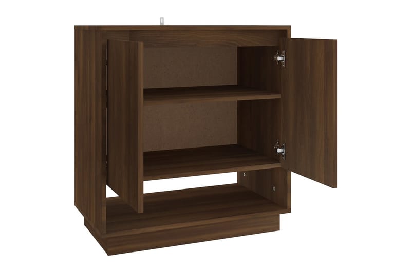 skænk 70x41x75 cm spånplade brun egetræsfarve - Brun - Skænke & sideboards