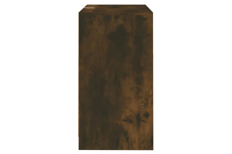 skænk 70x41x75 cm spånplade røget egetræsfarve - Brun - Skænke & sideboards