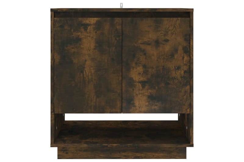 skænk 70x41x75 cm spånplade røget egetræsfarve - Brun - Skænke & sideboards