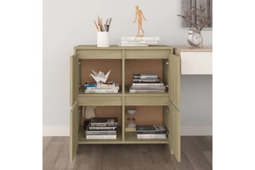 skænk 70x41x75 cm spånplade sonoma-eg - Brun - Opbevaring - Opbevaringsmøbler - Skænke & sideboards