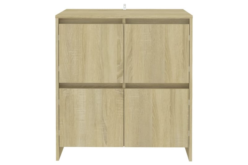 skænk 70x41x75 cm spånplade sonoma-eg - Brun - Skænke & sideboards