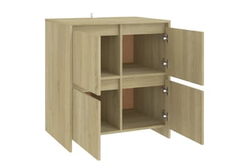 skænk 70x41x75 cm spånplade sonoma-eg - Brun - Opbevaring - Opbevaringsmøbler - Skænke & sideboards