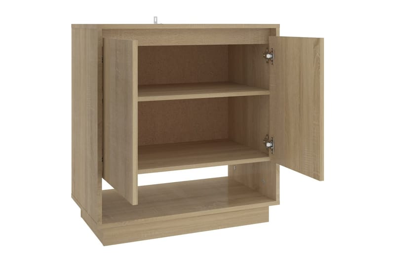 skænk 70x41x75 cm spånplade sonoma-eg - Brun - Skænke & sideboards