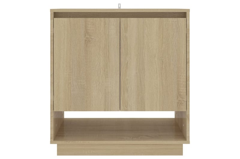 skænk 70x41x75 cm spånplade sonoma-eg - Brun - Skænke & sideboards