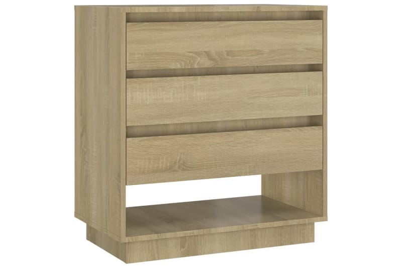 skænk 70x41x75 cm spånplade sonoma-eg - Brun - Skænke & sideboards