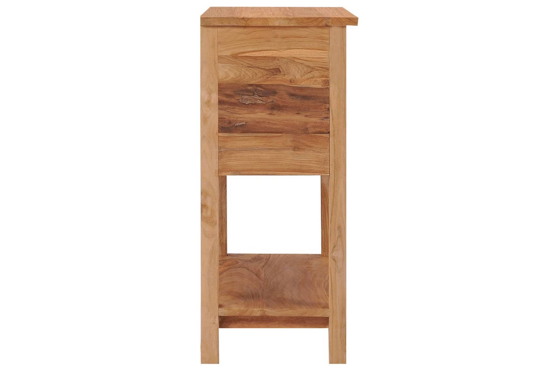 Skænk 78x35x80 cm Massivt Teaktræ - Brun - Opbevaring - Opbevaringsmøbler - Skænke & sideboards