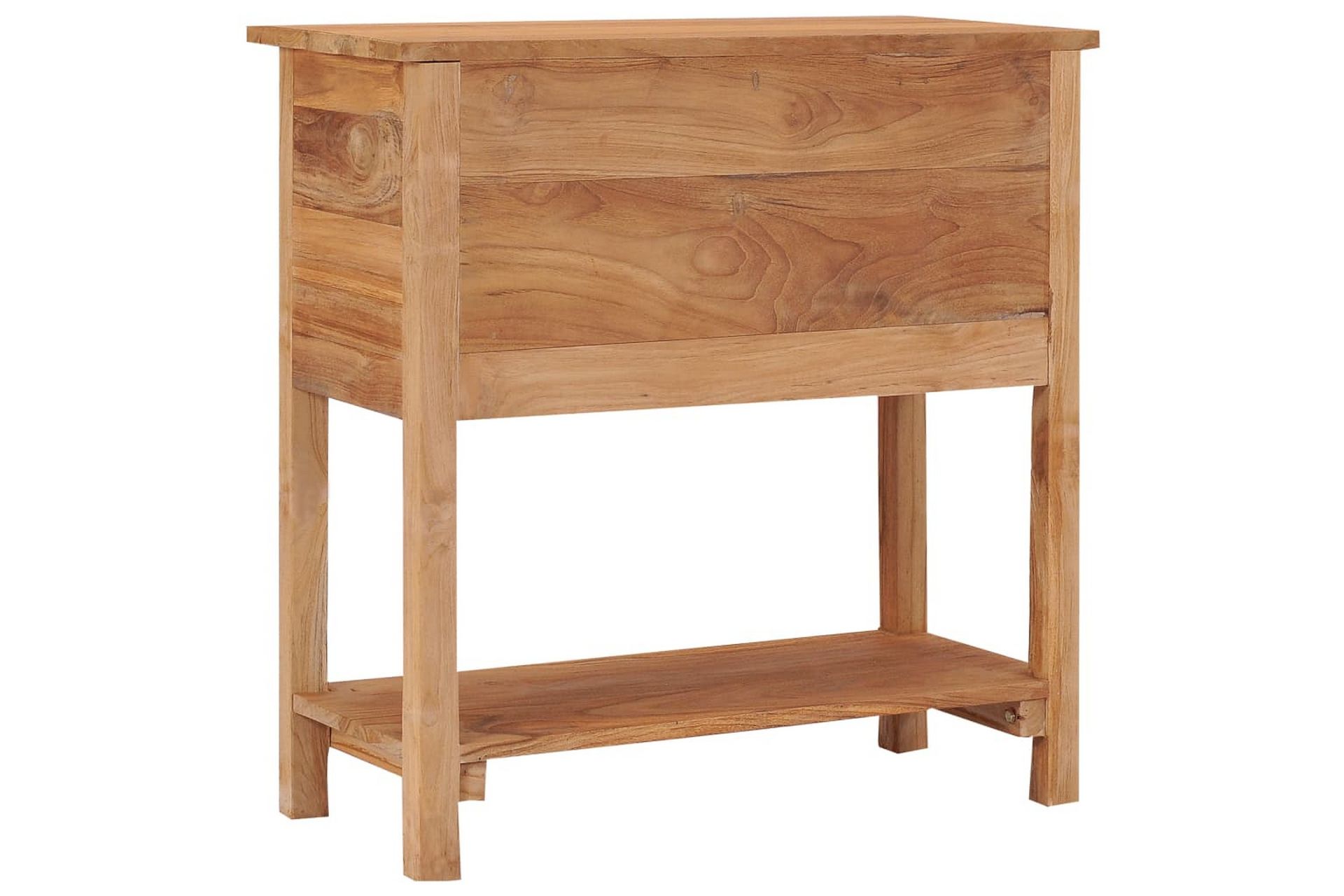 Skænk 78x35x80 cm Massivt Teaktræ - Brun - Opbevaring - Opbevaringsmøbler - Skænke & sideboards