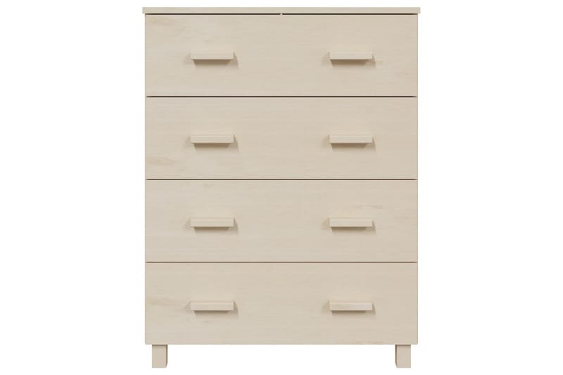 skænk 79x40x103,5 cm massivt fyrretræ gyldenbrun - Brun - Skænke & sideboards