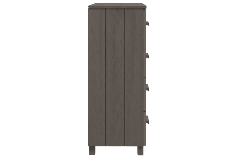 skænk 79x40x103,5 cm massivt fyrretræ lysegrå - Grå - Opbevaring - Opbevaringsmøbler - Skænke & sideboards