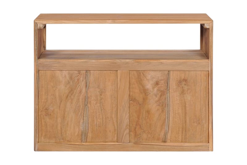 Skænk 80 X 30 X 60 Cm Massivt Teaktræ - Brun - Skænke & sideboards