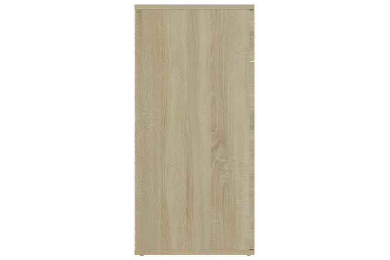 skænk 80x36x75 cm spånplade sonoma-eg - Brun - Opbevaring - Opbevaringsmøbler - Skænke & sideboards