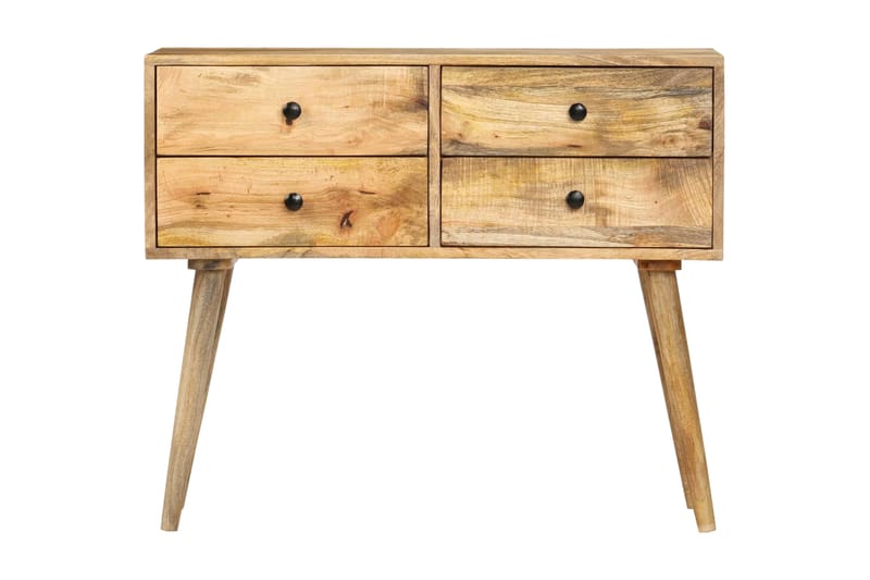 skænk 85 x 40 x 71 cm massivt mangotræ - Brun - Skænke & sideboards