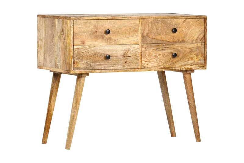 skænk 85 x 40 x 71 cm massivt mangotræ - Brun - Skænke & sideboards