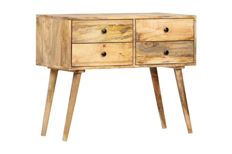 skænk 85 x 40 x 71 cm massivt mangotræ - Brun - Skænke & sideboards