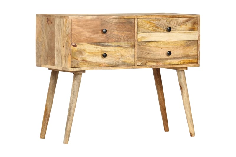 skænk 85 x 40 x 71 cm massivt mangotræ - Brun - Skænke & sideboards