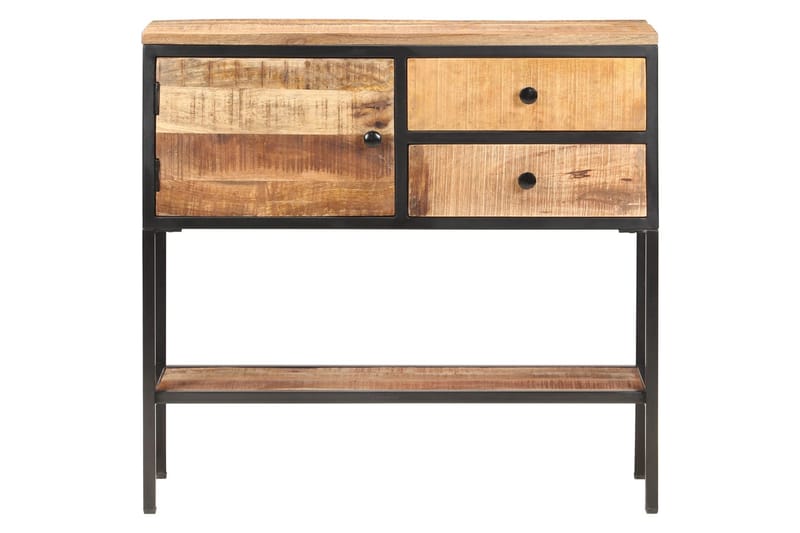 Skænk 85x30x80 cm ru mangotræ - Brun - Skænke & sideboards