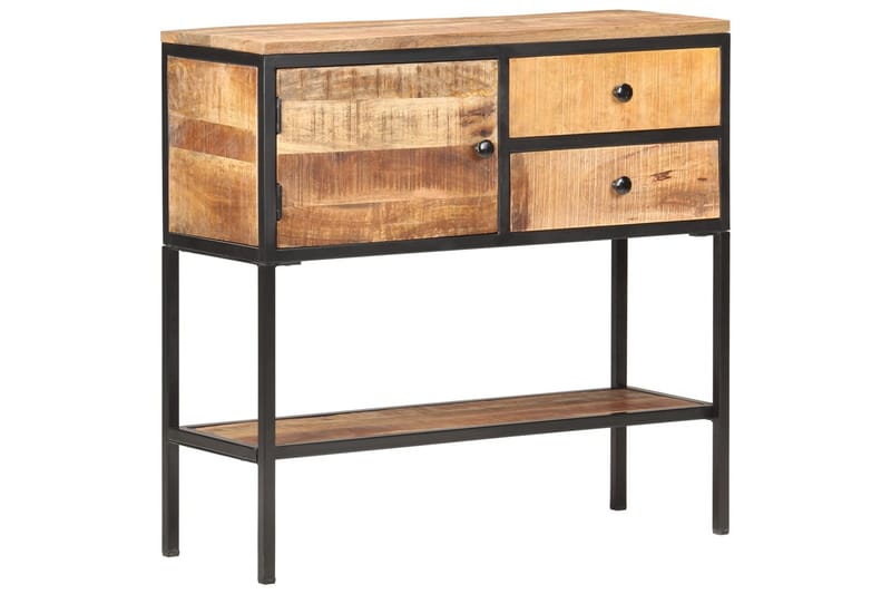 Skænk 85x30x80 cm ru mangotræ - Brun - Opbevaring - Opbevaringsmøbler - Skænke & sideboards
