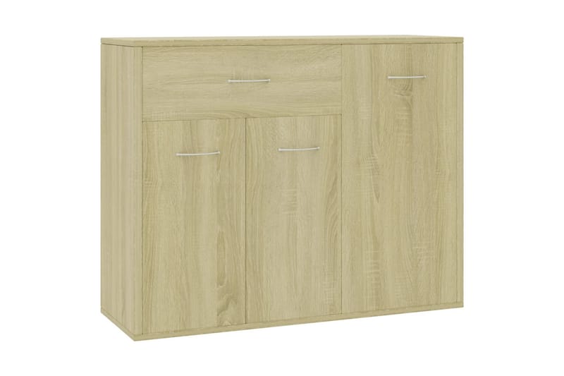 Skænk 88 X 30 X 70 Cm Spånplade Sonoma-Eg - Brun - Skænke & sideboards