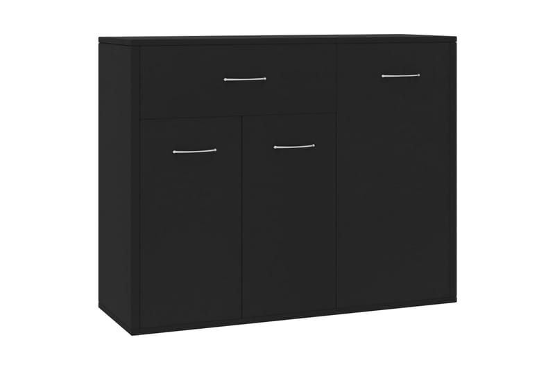 Skænk 88 X 30 X 70 Cm Spånplade Sort - Sort - Skænke & sideboards