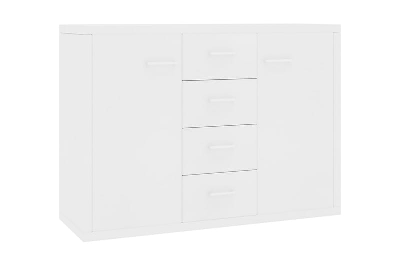 Skænk 88 X 30 X 75 Cm Spånplade Hvid - Hvid - Skænke & sideboards