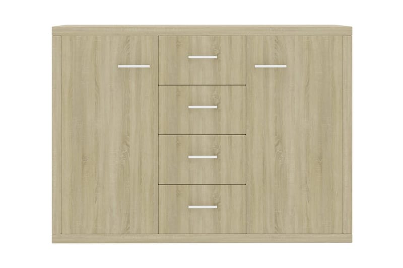 Skænk 88 X 30 X 75 Cm Spånplade Sonoma-Eg - Brun - Opbevaring - Opbevaringsmøbler - Skænke & sideboards