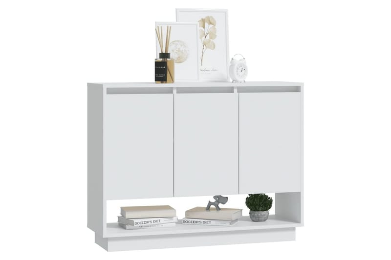 skænk 97x31x75 cm spånplade hvid - Hvid - Opbevaring - Opbevaringsmøbler - Skænke & sideboards