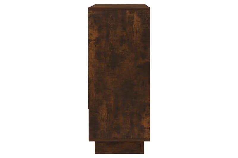 skænk 97x31x75 cm spånplade røget egetræsfarve - Brun - Skænke & sideboards