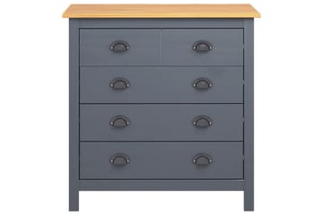 Skænk Hill Range 79x40x80 cm Massivt Fyrretræ Grå - Opbevaring - Opbevaringsmøbler - Skænke & sideboards
