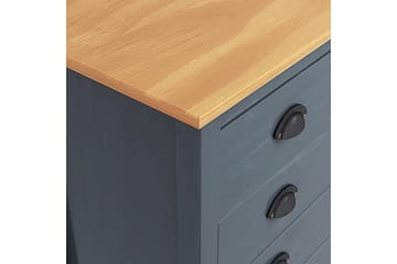 Skænk Hill Range 79x40x80 cm Massivt Fyrretræ Grå - Opbevaring - Opbevaringsmøbler - Skænke & sideboards
