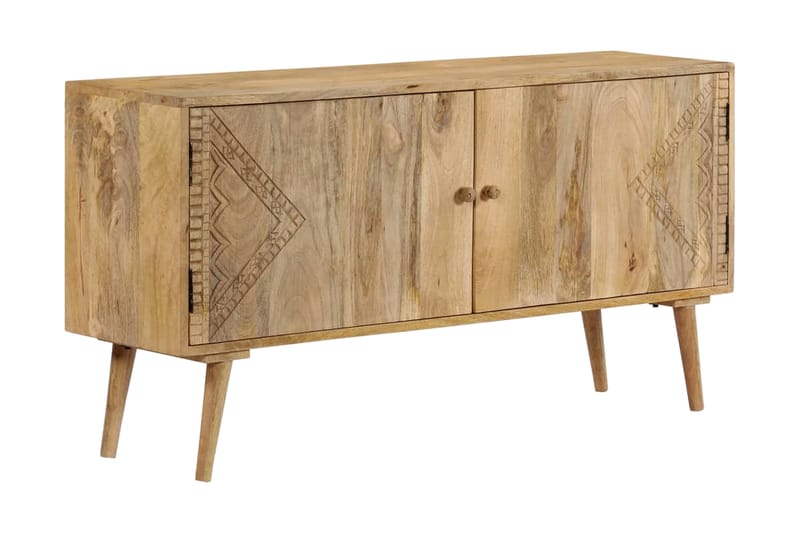 Skænk I Massivt Mangotræ 120 X 30 X 60 Cm - Brun - Skænke & sideboards