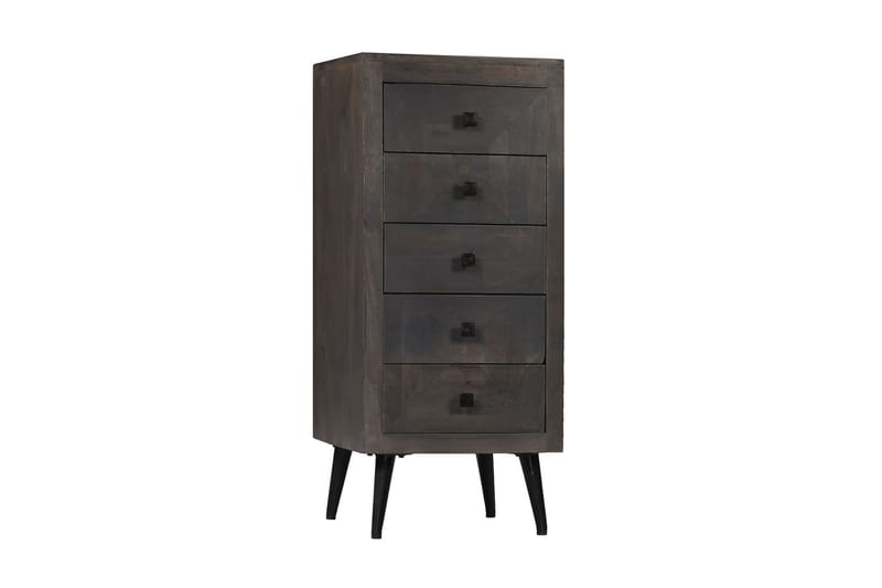 Skænk I Massivt Mangotræ 40 X 40 X 91 Cm - Grå - Skænke & sideboards