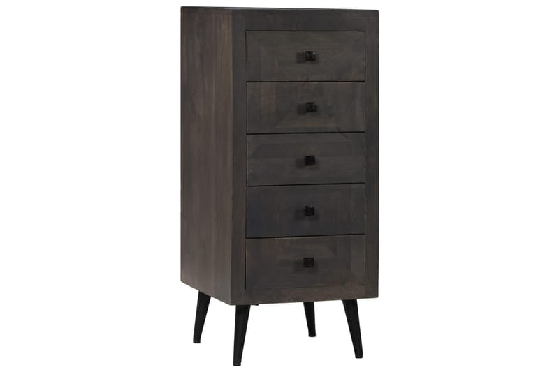 Skænk I Massivt Mangotræ 40 X 40 X 91 Cm - Grå - Skænke & sideboards