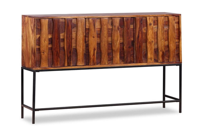 Skænk I Massivt Sheeshamtræ 120 X 30 X 80 Cm - Brun - Skænke & sideboards